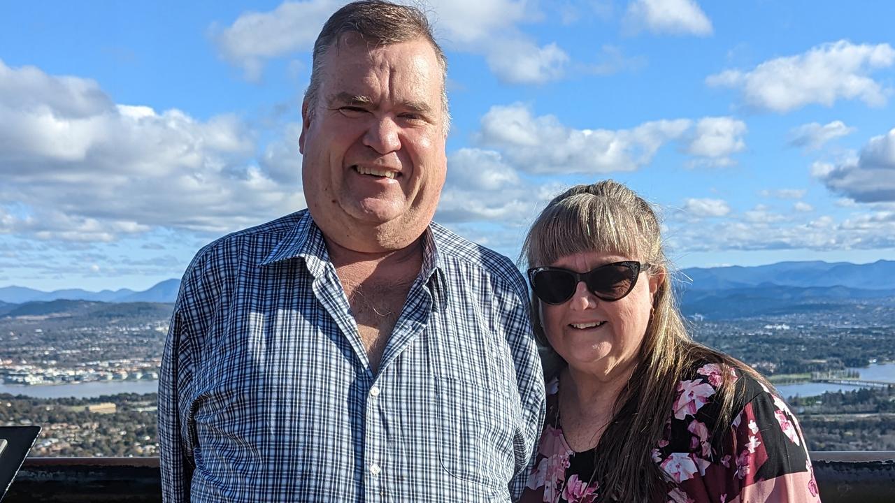 Darryl Smith and his wife face having to pay $116,000 to demolish the pergola and start again. Picture: Supplied