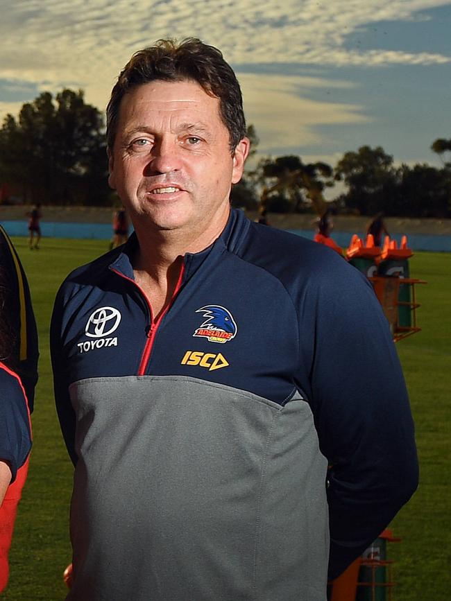 Adelaide’s head of football administration, Phil Harper. Picture: Tom Huntley