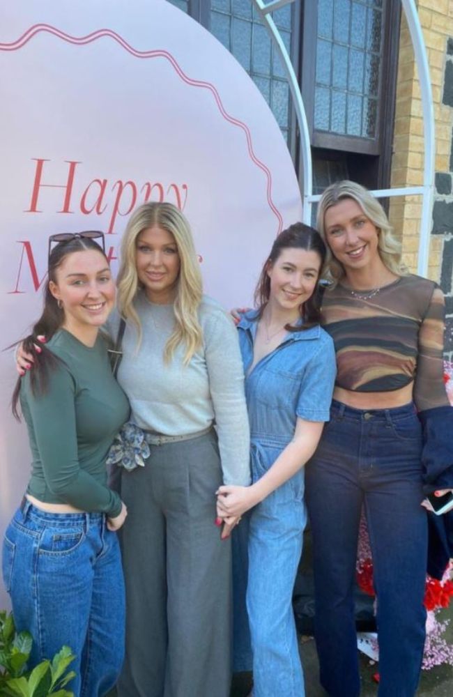 Leane with her daughters Laura, Anabel and Amelia. Picture: Supplied