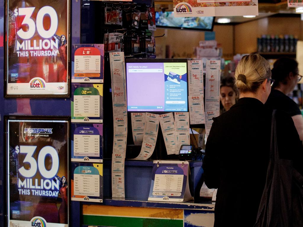 The trio of friends from Perth have been playing the lottery together for nine years. Picture: NewsWire / Nikki Short