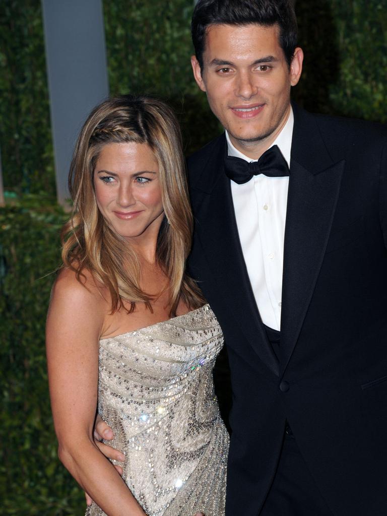 Shay claimed she first met Mayer with his then-girlfriend Aniston. Picture: AFP Photo/Rich Schmitt