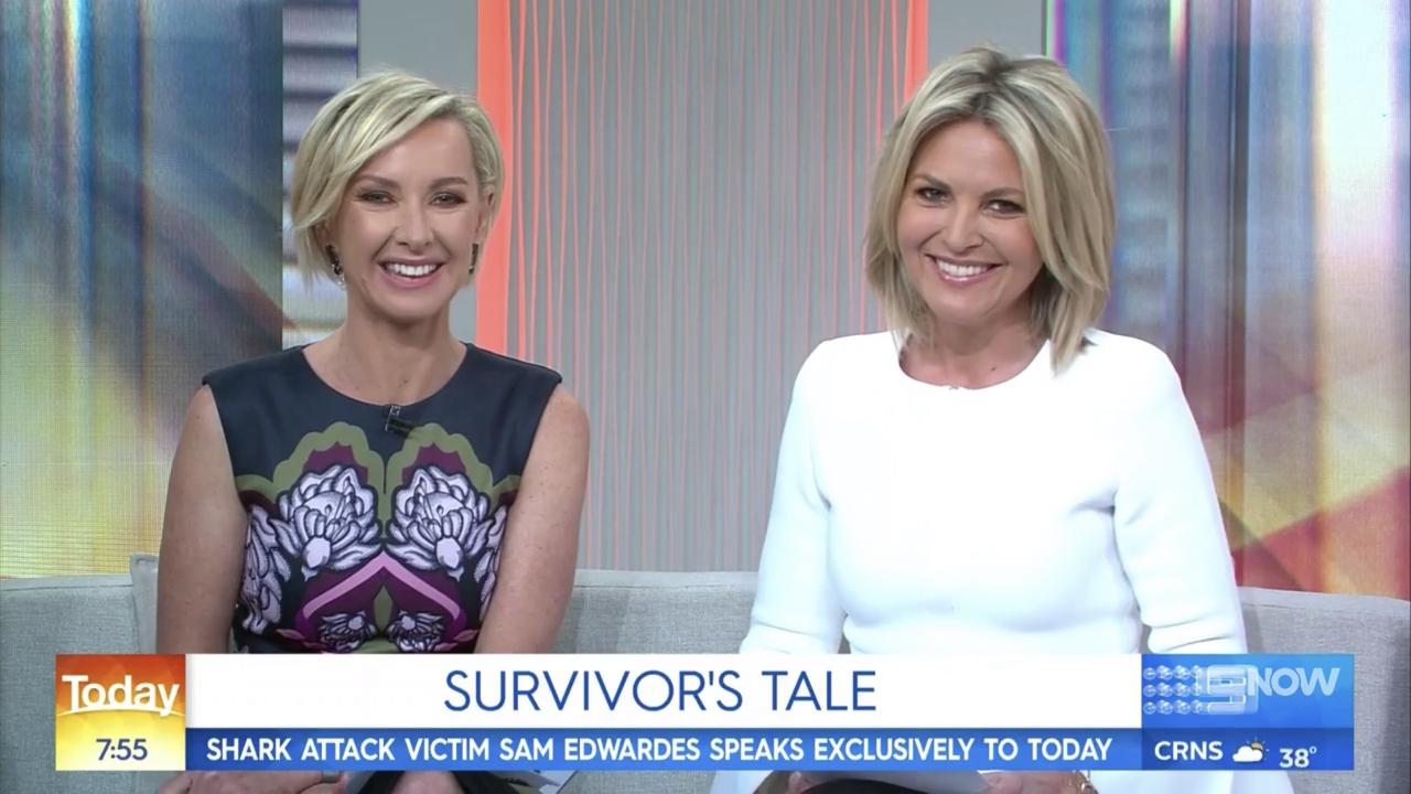 Deborah Knight co-hosts Today with Georgie Gardner.