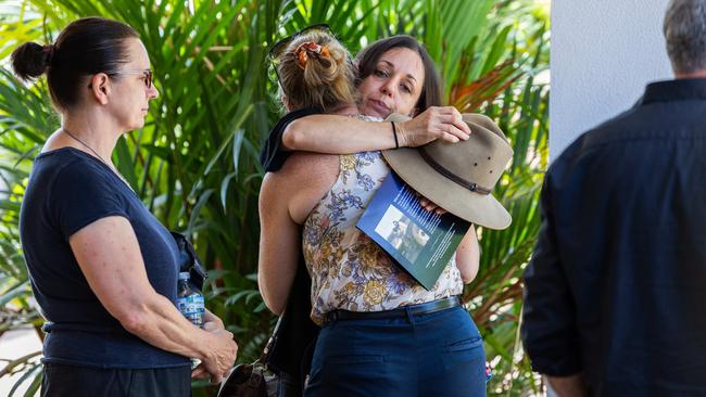 Hundreds attended the funeral service for Nightcliff Friendly Grocer owner Linford Feick on Wednesday, May 7 at Resthaven Chapel. Picture: Pema Tamang Pakhrin
