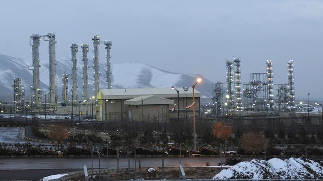 Iran's heavy water nuclear facilities near the central city of Arak. Picture: AP.