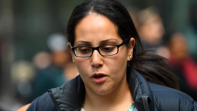 Lydia Abdelmalek is appealing after she was found guilty of stalking and other charges in the Magistrates Court in 2019. Picture: James Ross