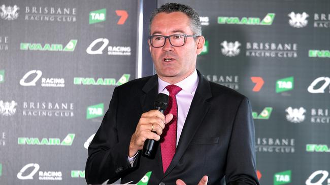 Racing Queensland chief executive Brendan Parnell is hopeful the Brisbane Winter Carnival will proceed as scheduled. Picture: AAP
