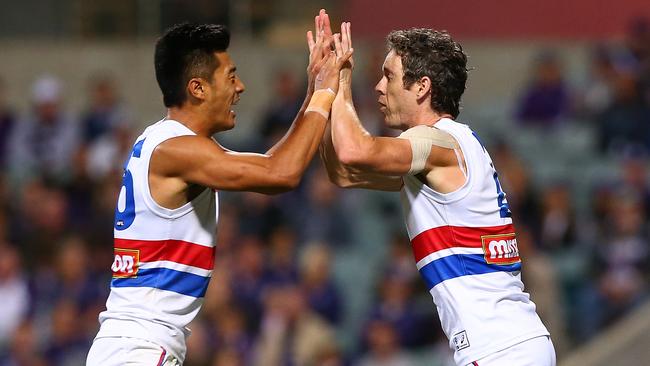 Lin Jong has secured a spot in Bob Murphy’s Western Bulldogs side. Picture: Getty Images