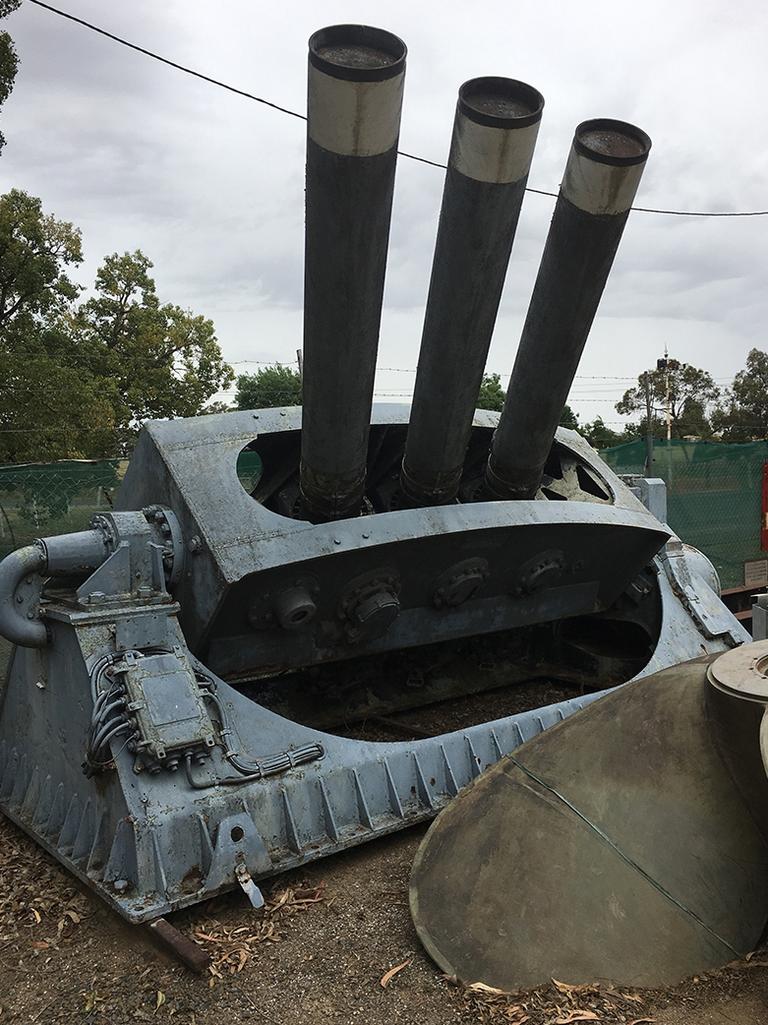 An anti submarine motor from HMAS TOBRUK.