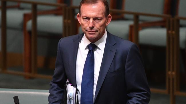 Tony Abbott is disappointed at the delay of the Liberal Party AGM. Picture: AAP Image/Mick Tsikas