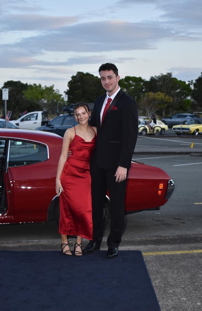 Students at the 2024 Chancellor State College formal.