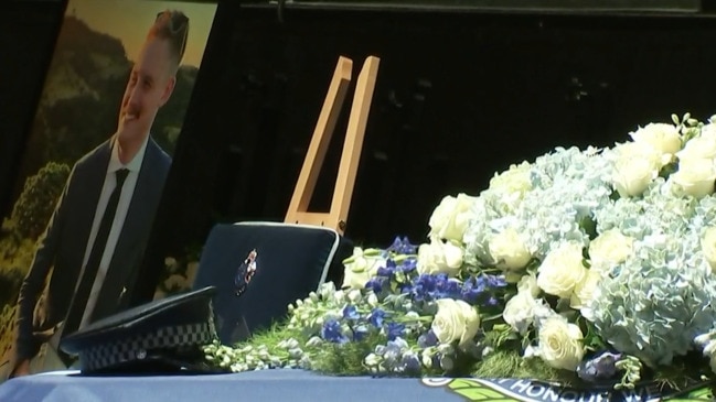 "I will never leave you": Touching letter read at police memorial