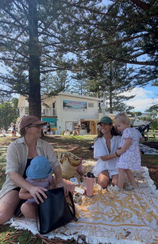 Currumbin locals, Lexie Povel (left) and Sarah Sutton (right) say they may have to go to northern NSW for the beach if the light rail stage four goes ahead.