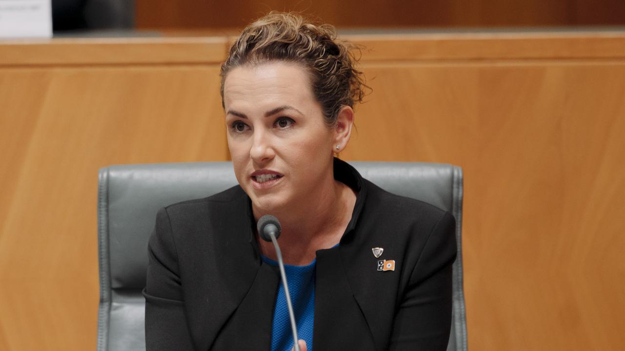 Northern Territtory Chief Minister Lia Finocchiaro said lowering the age of criminal responsibility would allow authorities to intervene earlier. Picture: NewsWire / David Beach