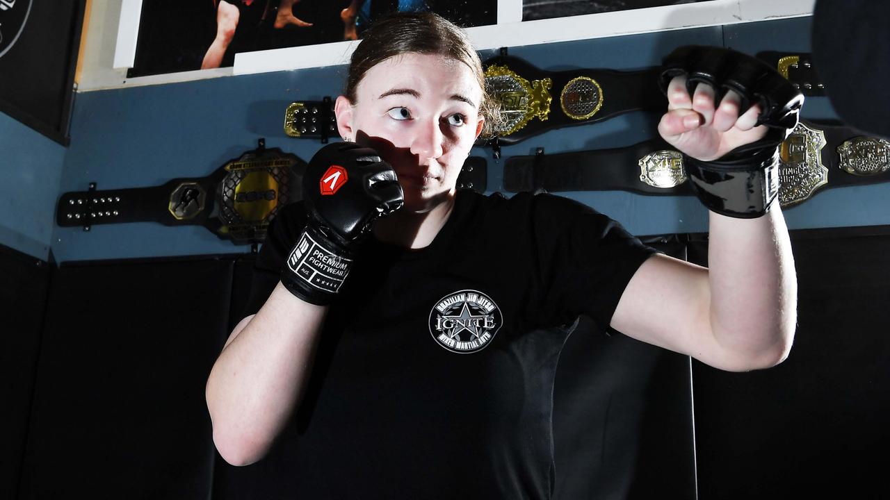 MMA fighter, Erin Carter. Picture: Patrick Woods.