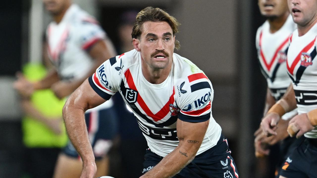 NRL Live: Star forced off as Roosters bomb classic try