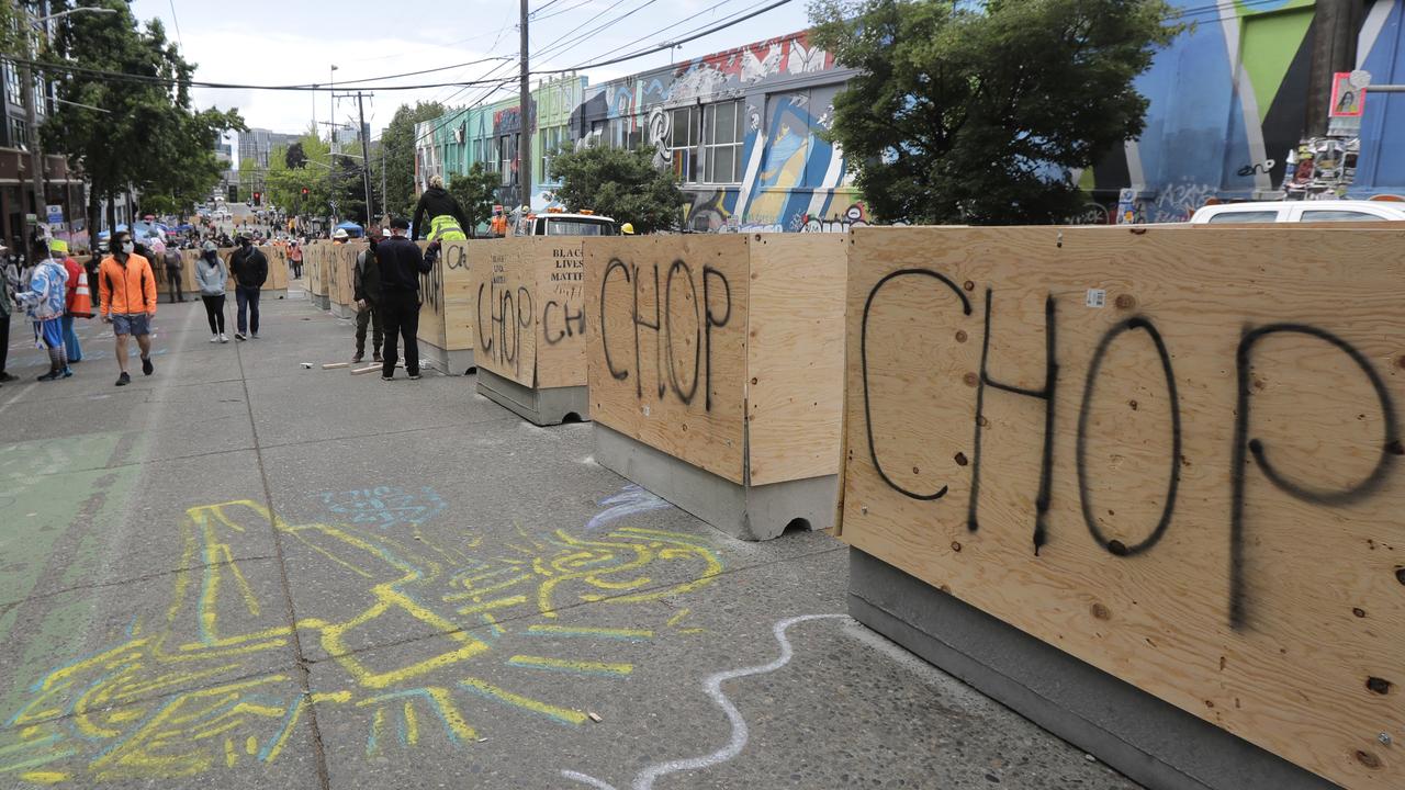 Seattle Police officers have been instructed not to respond to calls for service within the area. Picture: Ted S. Warren/AP