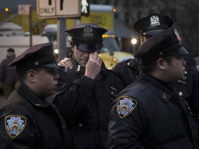 NYPD cops killed: Widow pours heart out in teary thanks to supporters ...