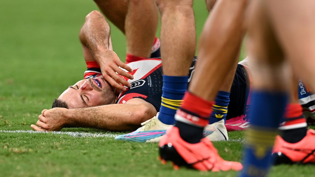 James Tedesco will miss at least a week through concussion. Picture: NRL Photos