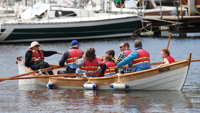 Enjoying the day at the Seafarers Festival at the Bellerive Boardwalk. Picture: MATT THOMPSON