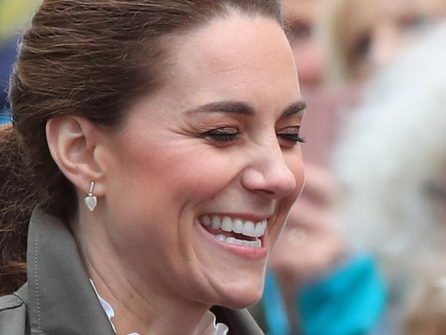 The Duchess of Cambridge meets members of the public while on a walkabout in Keswick town centre during a visit to Cumbria.. Picture date: Tuesday June 11, 2019. See PA story ROYAL Cambridge. Photo credit should read: Peter Byrne/PA Wire