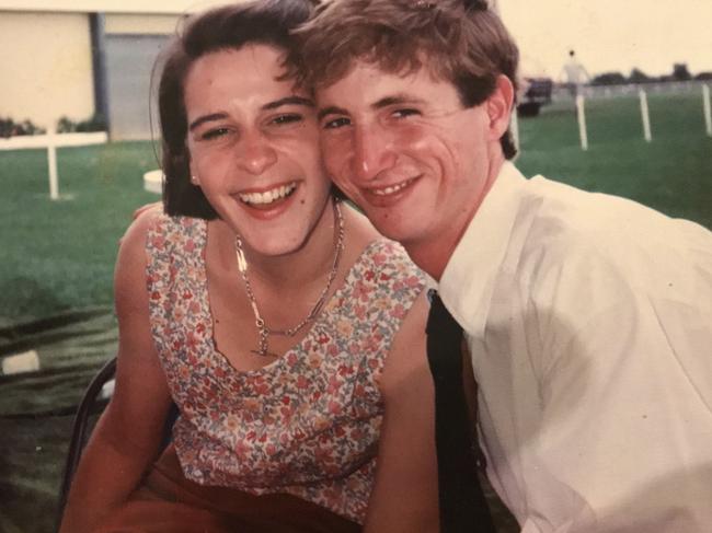 Deb Frecklington with husband Jason Frecklington.