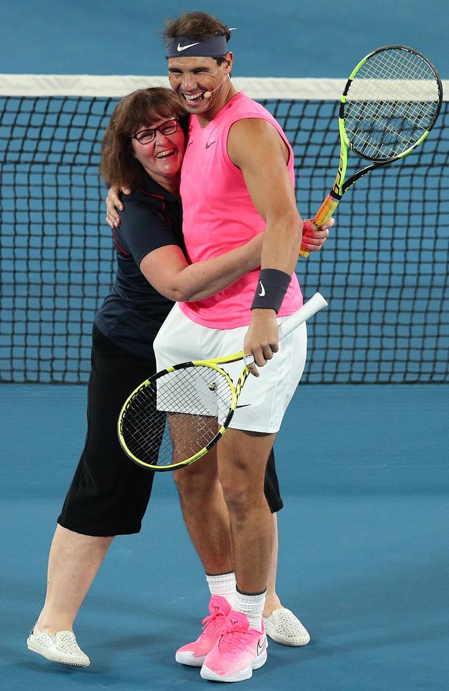 Deb and Rafa enjoyed every moment. Picture: Getty