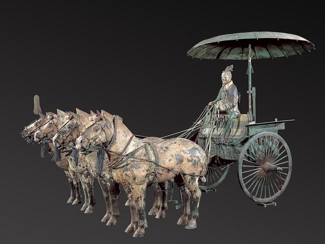 Chariot #1 (Qin dynasty replica) bronze, Emperor Qin Shihuang’s Mausoleum Site Museum, Xi'an.