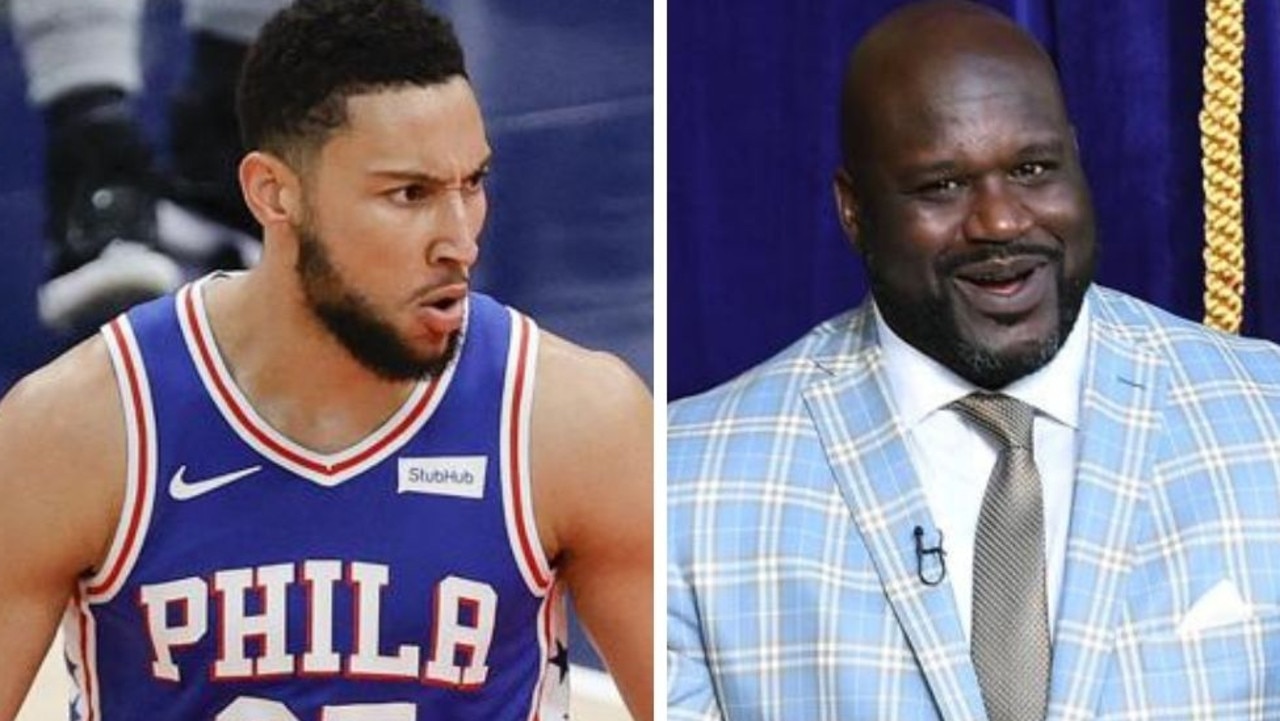 An angry Ben Simmons slid into Shaquille O'Neal's DMs.