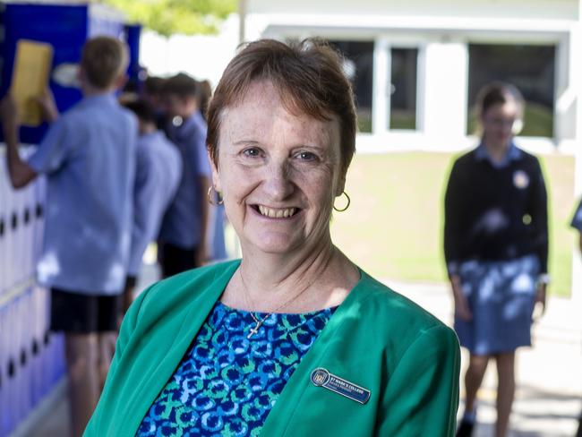 St MarkÃ¢â¬â¢s College Port Pirie principal Sandra Hewson. They have introduced a behaviour initiative at St MarkÃ¢â¬â¢s Port Pirie which has seen great results. This is part of the national Best in Class campaign. 27th March 2024 Picture: Brett Hartwig