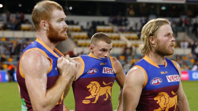 Brisbane champion Jonathan Brown says he was “embarrassed” by the Lions’ performance. Photo: Michael Willson/AFL Media/Getty Images