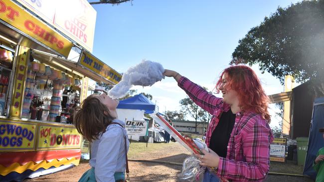 Jodie Voigt, Lillian Fritz, and Hayden Frtiz at the 2023 Gatton Show on Friday, July 21. Picture: Peta McEachern