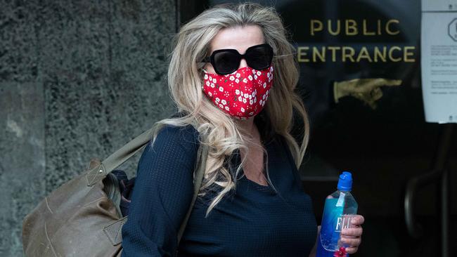 Kathy Jackson at court in Syndey on Wednesday. Picture: Bianca De Marchi