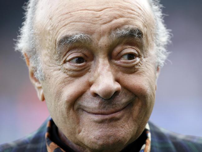 Former Harrods owner and Fulham chairman Mohamed Al-Fayed.