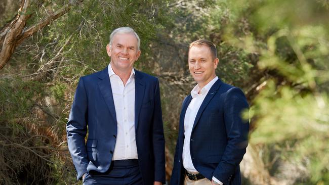 Fortescue chief executive Dino Otranto (right) will travel to China this week as part of Prime Minister Anthony Albanese’s visit. Picture: Supplied.