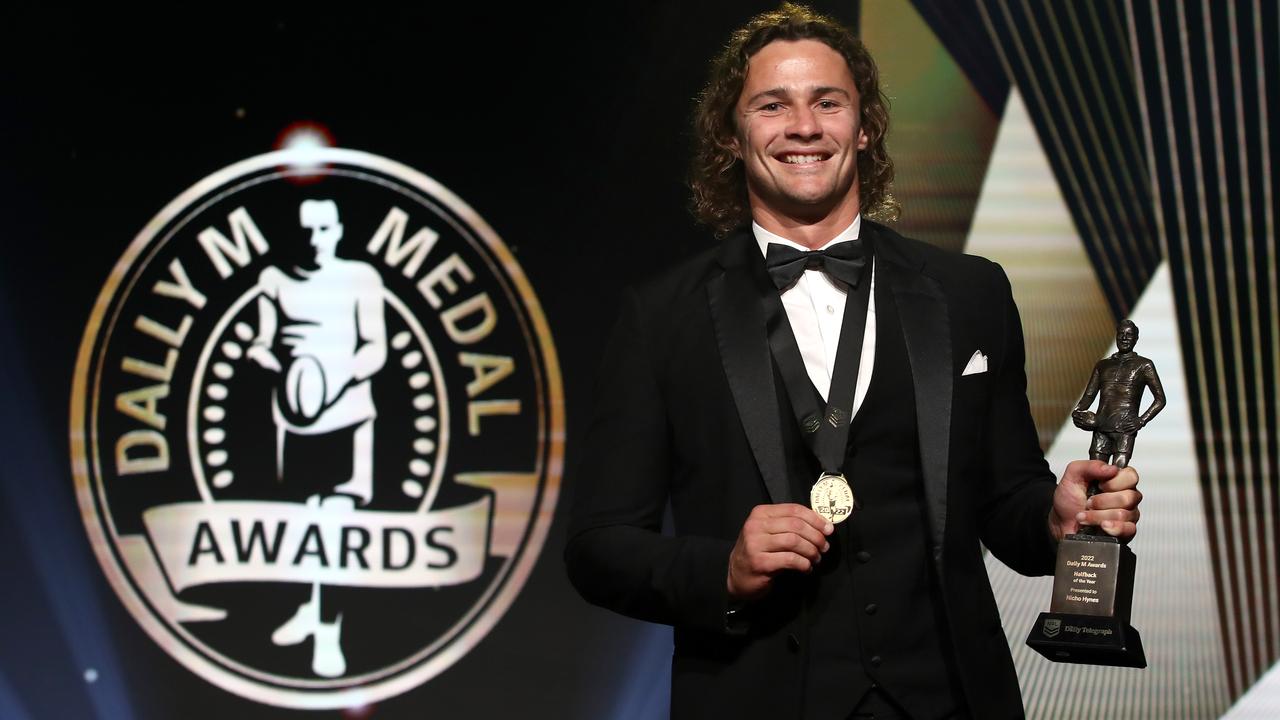 Nicho Hynes kicked on in fine style after his Dally M Medal win. Picture: Getty Images