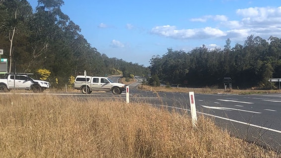 Pacific Highway intersection in Glen Innes, the site of the tragic crash. Source: NSW Roads Waterways