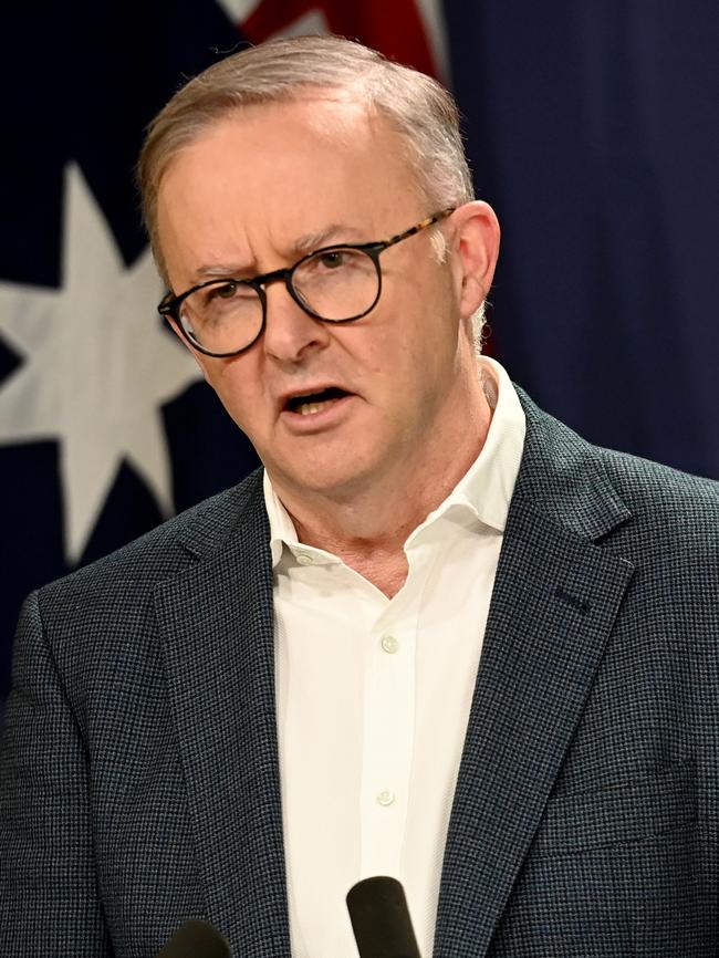 Prime Minister Anthony Albanese. Picture: Jeremy Piper