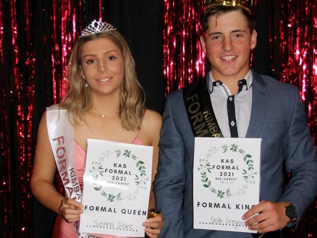 Kimba Area School students from many grades celebrated with their year 12 schoolmates at their formal in the town last week. Pictures: Kimba Area School.