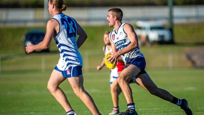 15/04/2023 - Tom Martin was among the Cats’ best after returning from a season out with a broken ankle. Picture: Leeroy Todd