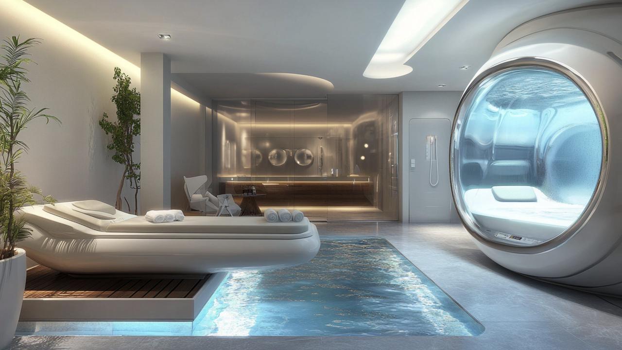 A luxurious membership-only bunker, which costs a whopping $20 million per person and comes complete with its very own pool and robot-powered medical suites, is set to revolutionise the way the opulent few seek shelter in 2026. (Picture: SAFE)