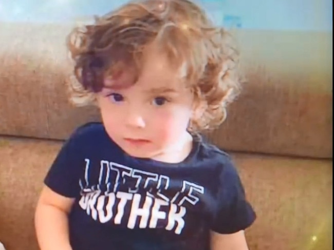 Alexis Vikatos, 3, who was found dead in a unit at Riverwood last Thursday. His father Nathan Vikatos, 45, has been charged with the child’s murder. Picture: Supplied