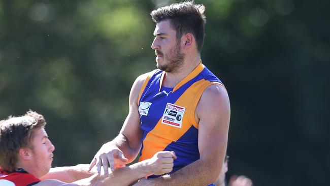 Lilydale’s Bryce Batty in action. Picture: David Crosling