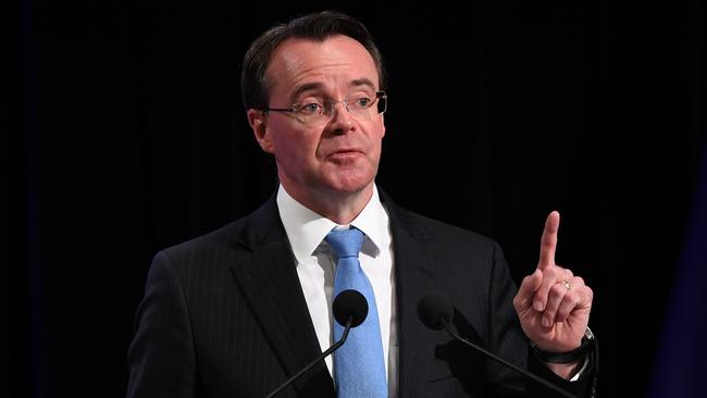 Liberal leader Michael O'Brien. A largely unknown proposition in Victoria. Picture: AAP