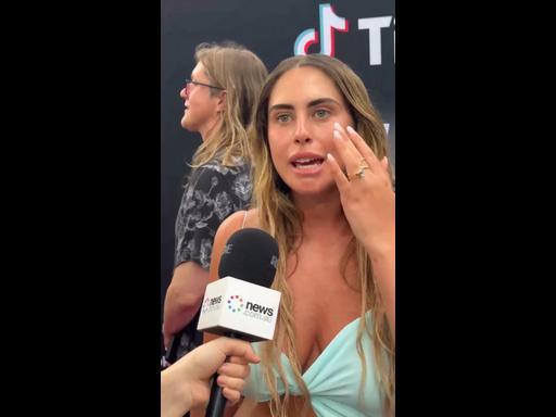 Body positivity content creator Ariella Nyssa went makeup-free for the TikTok Awards red carpet