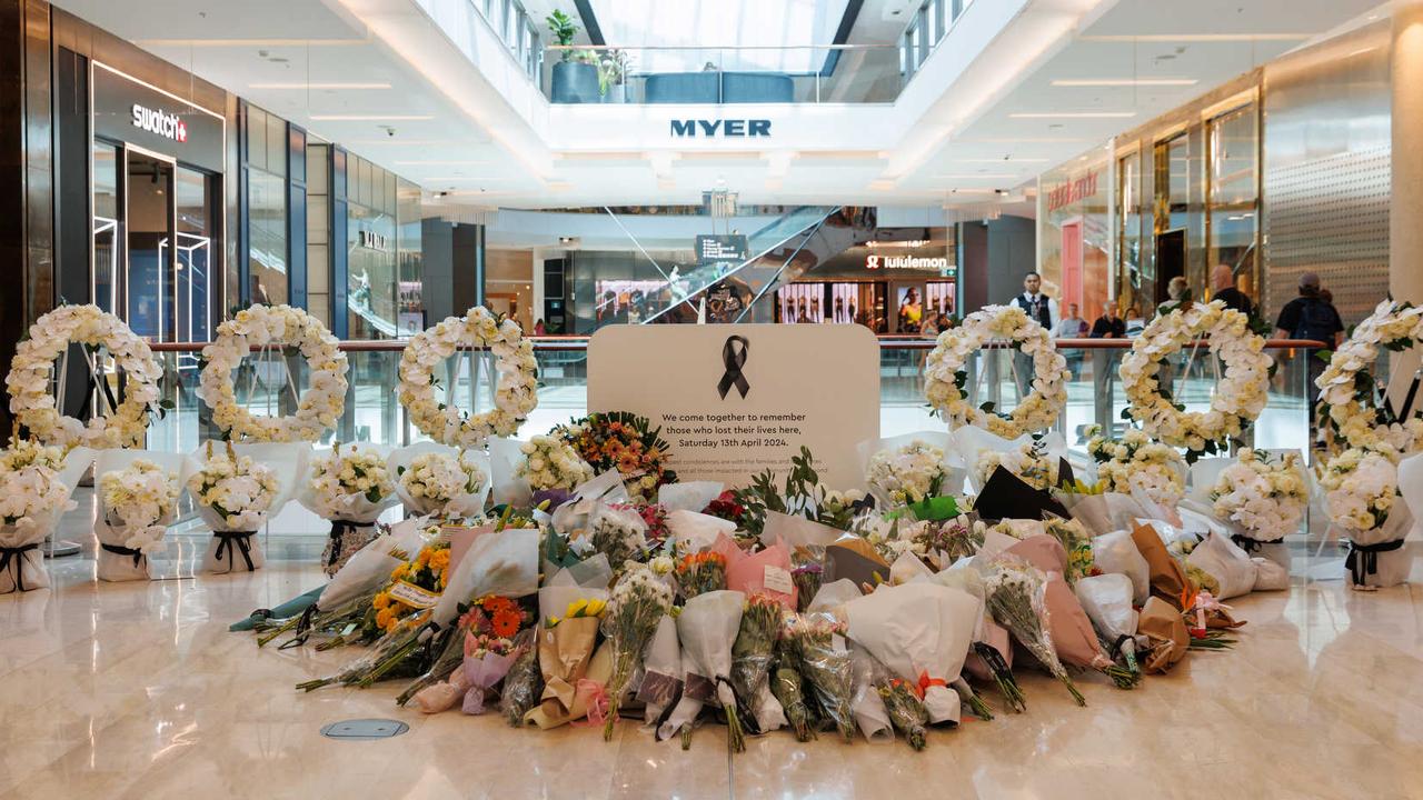 A memorial set up in the days after the attack. Picture: NewsWire / David Swift