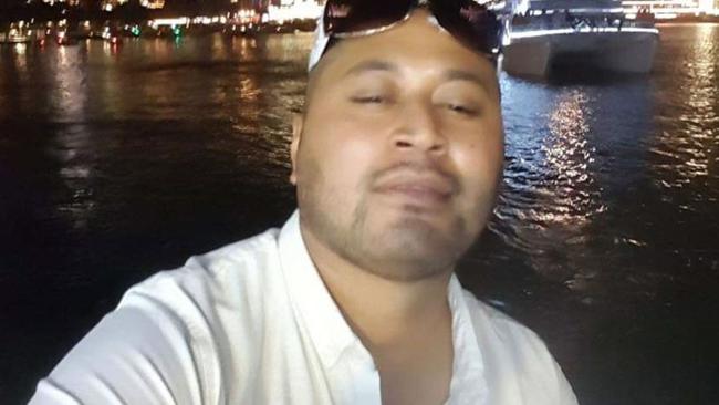 Geo Sione, 35, was allegedly murdered at a St Marys unit complex on Sunday. Picture: Supplied