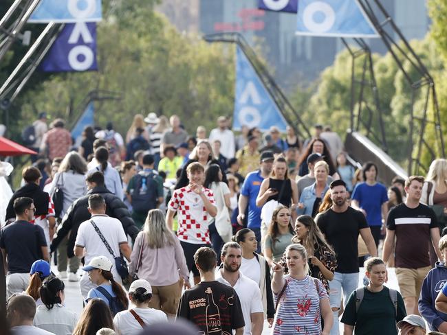 Aussie Open fans have come under fire. Picture: Daniel Pockett/Getty Images