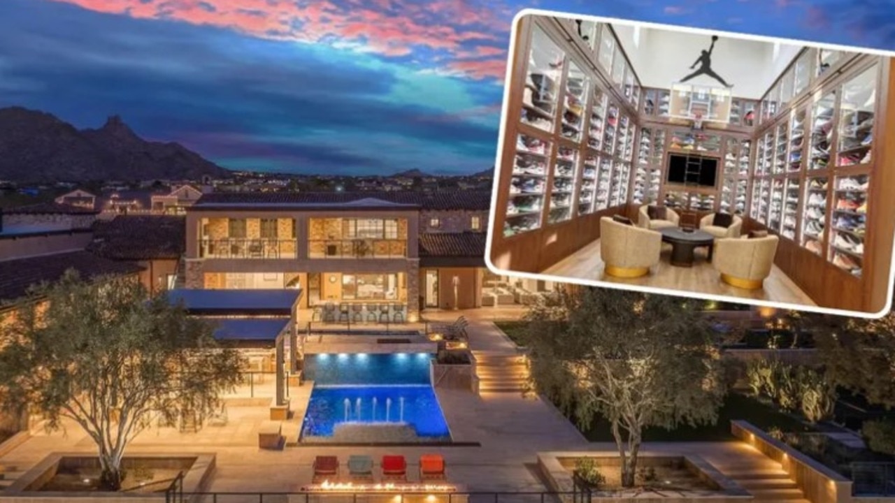 Sporty mega-mansion has $470k ‘sneaker vault’ was visited by Kobe