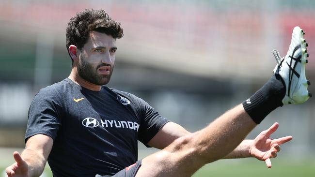 New Blue Alex Fasolo has fractured his arm and will miss six to eight weeks. Picture: Michael Klein