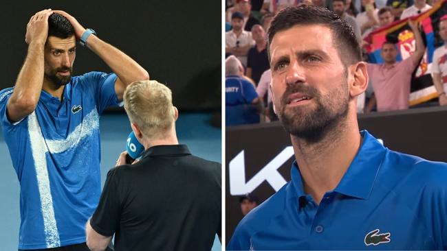 Novak Djokovic won't be on dad duties on Wednesday morning. Photo: YouTube, Australian Open.